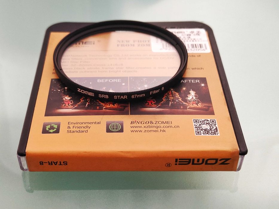 ZOMEI 67mm 8-Point Star Filter, Star 8 Filter64586001851778122