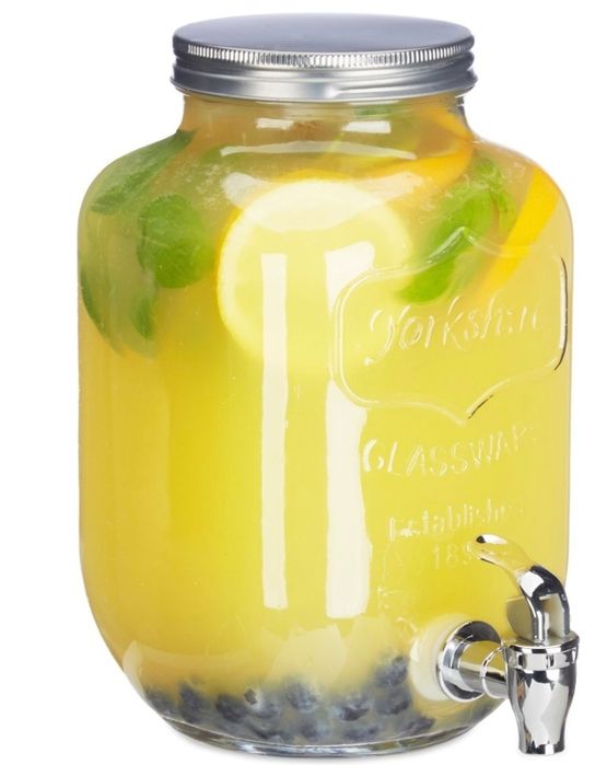 Szklany Słój na Napoje z Kranikiem 3.5 l