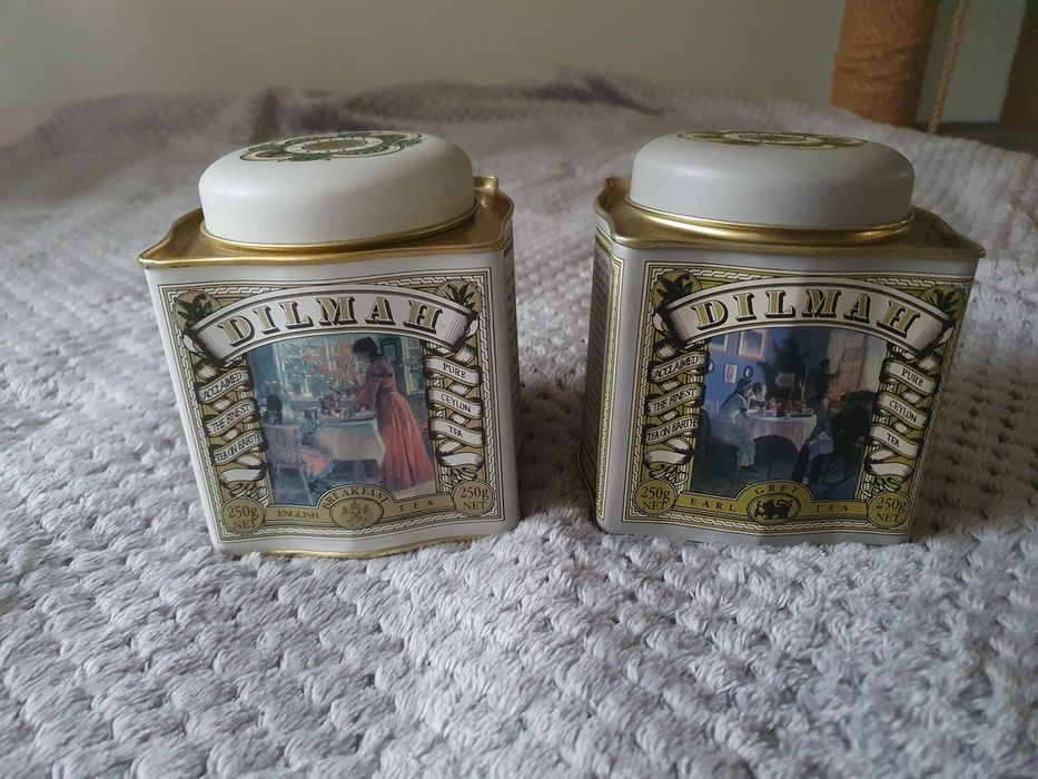 Puszka po herbacie Dilmah