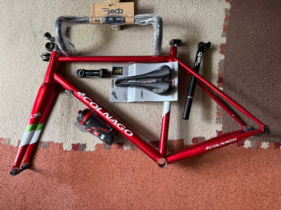 Rower szosowy rama Columbus, naklejki Colnago