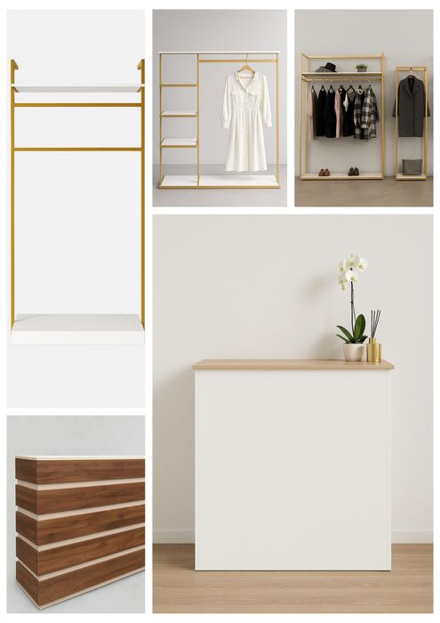 Expositor Charriot mobiliário loja