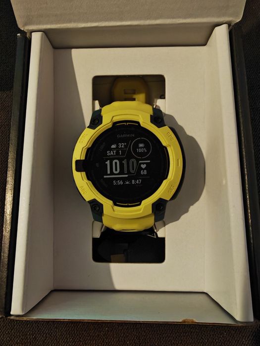 Garmin Instinct E 45mm limonkowy