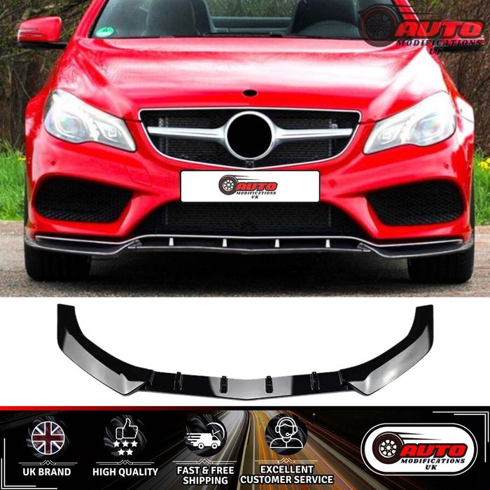 Губа на передний бампер Mercedes C207 накладка на бампер мерседес 207