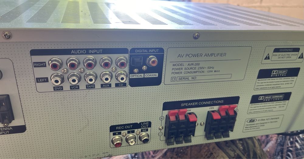 Eltax AVR-200 Amplituner Kina Domowego 5.1 Dolby Digital