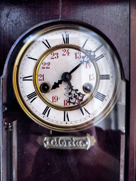 relogio de parede inglês sec. XVIII