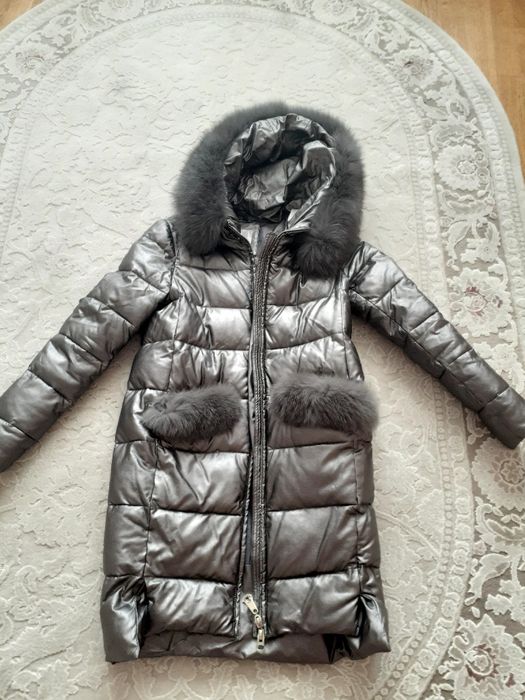 Серая куртка зимняя