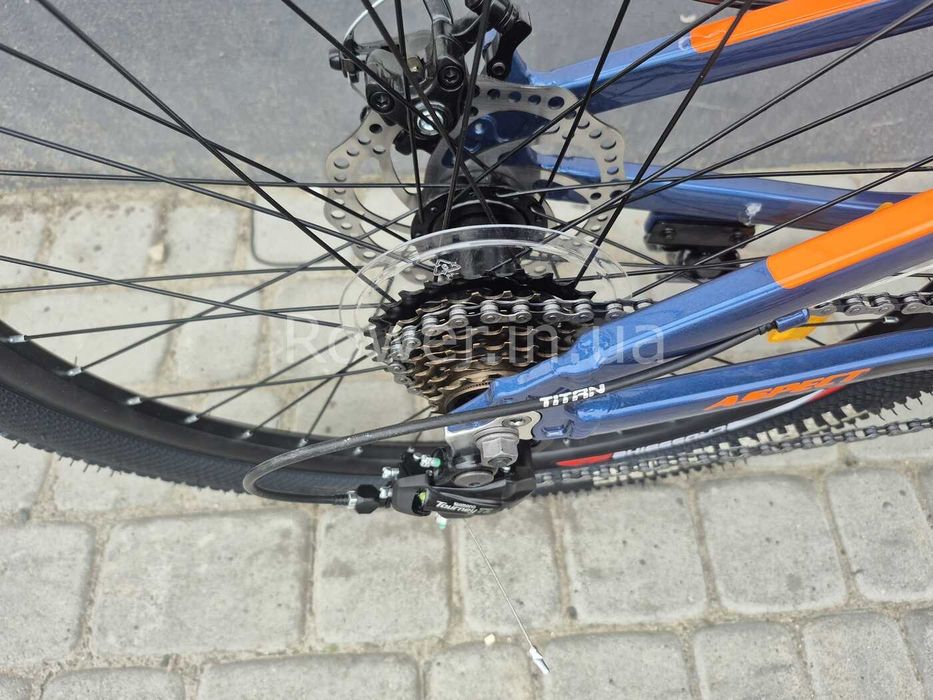 Дитячий гірський алюмінієвий велосипед для 8-12 років Crossbike 24" Aspect Рама 11" blue