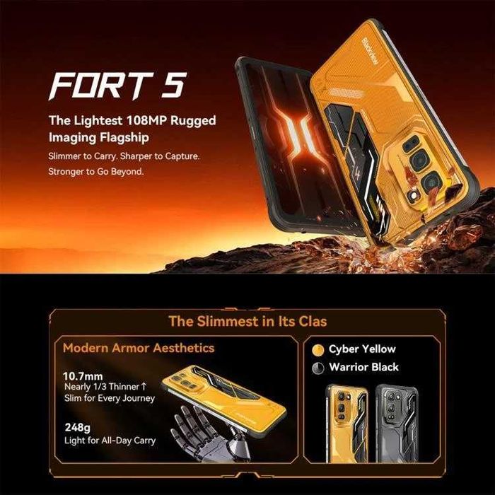 Blackview Fort 5 12GB/256GB IP69K 2.2GHz
