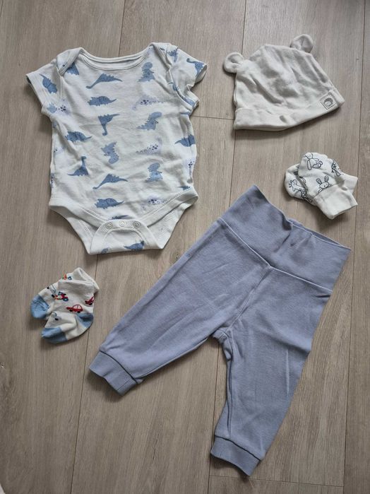 Paka ubranek dla wiosennego chlipca rozm 62
