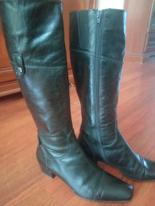 39 Kozaki Kazar wysokie skóra.