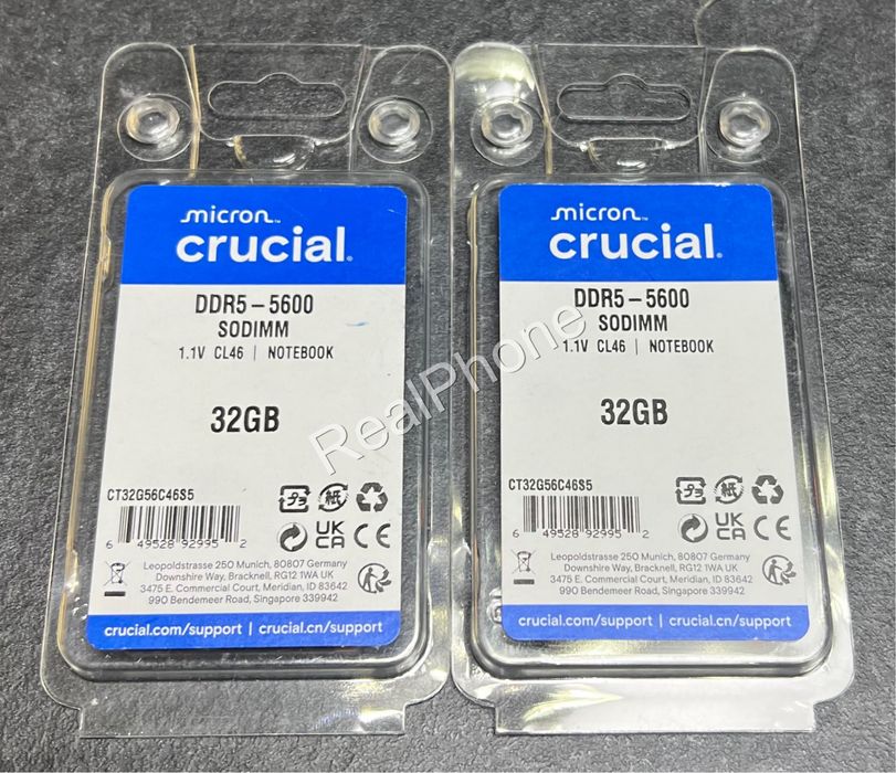 sodimm ddr5 5600 32gb - Купить электронику - Цены на OLX.ua