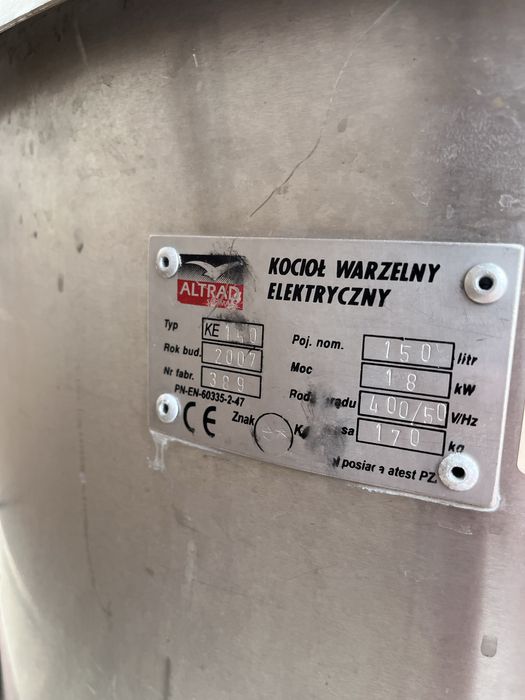 Kocioł Warzelny Elektryczny 150 | Topielnik