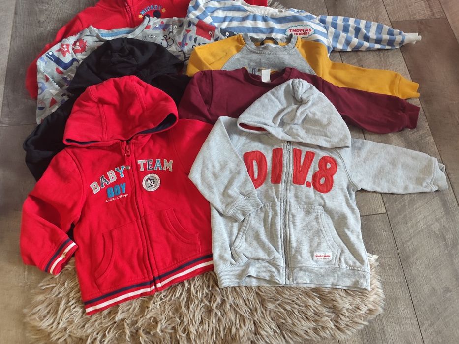 Zestaw bluz dla chłopca r.86