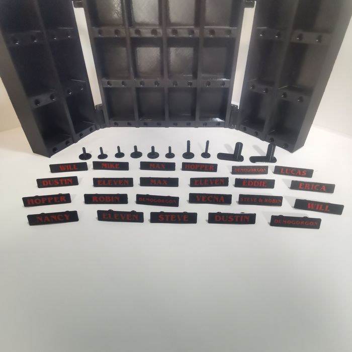 Підставка для фігурок Stranger Things (Дивні дива) | Органайзер | 3D друк