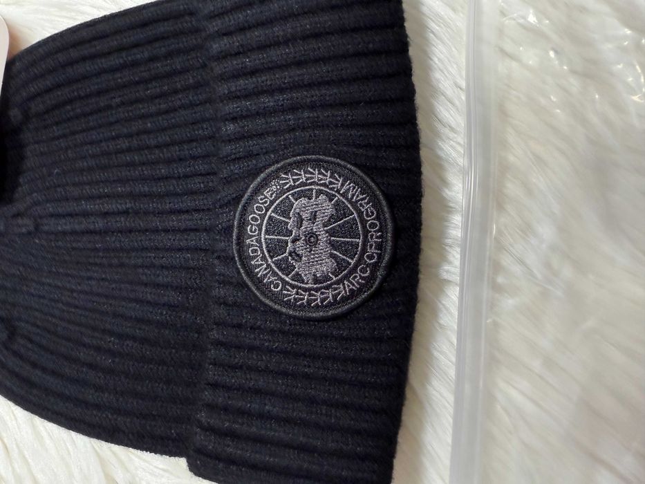 Шапка Canada goose | Зимова Шапка Канадський гусь | тепла наложка