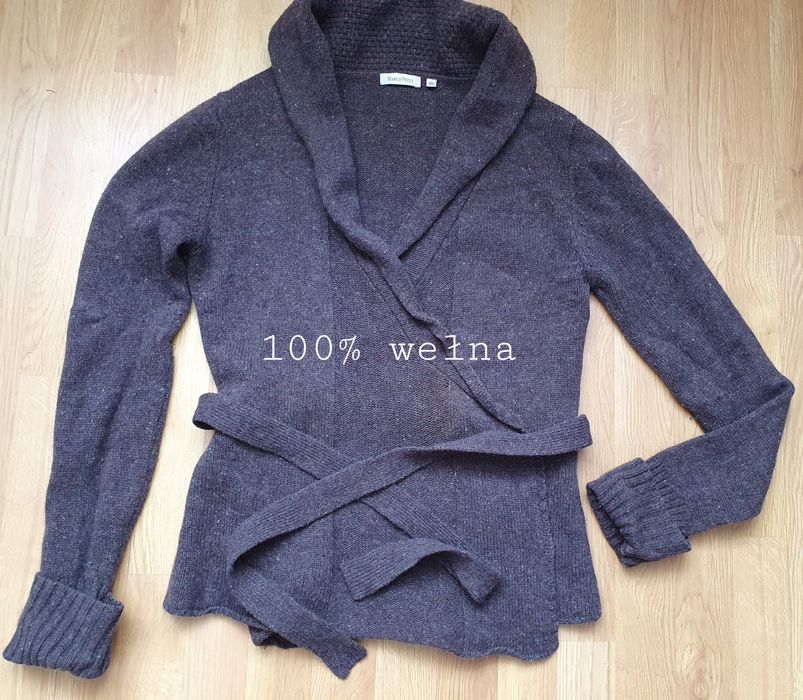 Kardigan 100% wełna marki Marco Pecci (38/40)