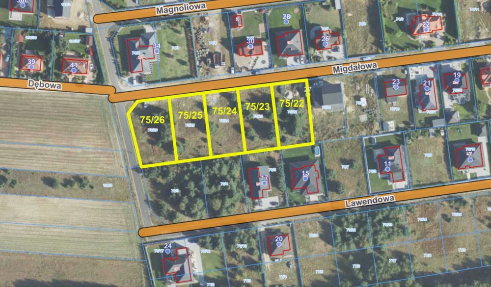 Działka budowlana - Obrzębin (Turek)