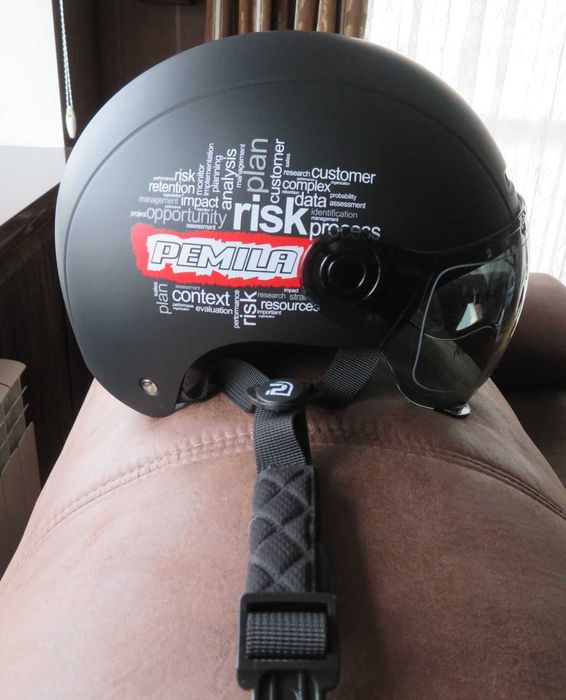 Шлем Pemila для скутера, велосипеда, скейтборда, роликов