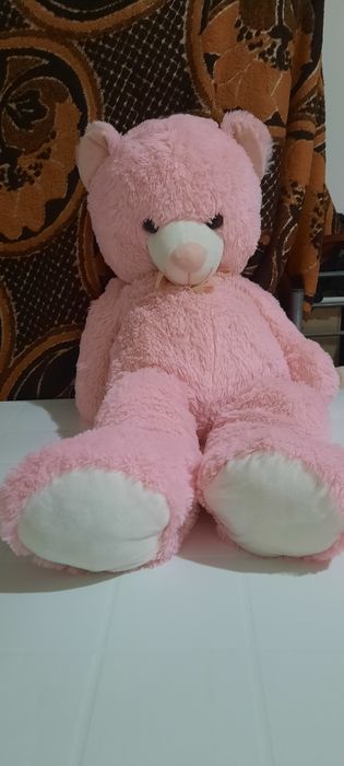 Peluche cor de rosa