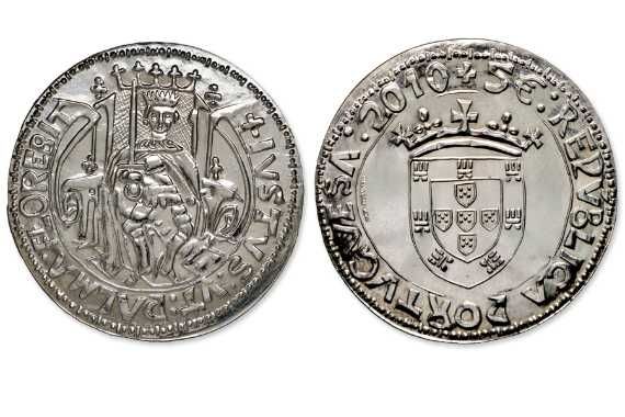 Moeda comemorativa 5€ 5 Euros O Justo de D. João II Tesouros 2010 NOVA