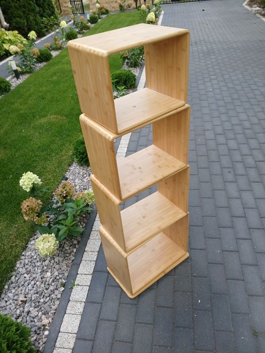 Bambusowa półka dekoracyjna