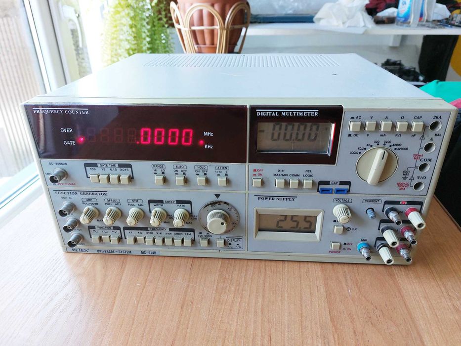 Zestaw pomiarowy, multimetr, zasilacz METEX MS-9140 (3)