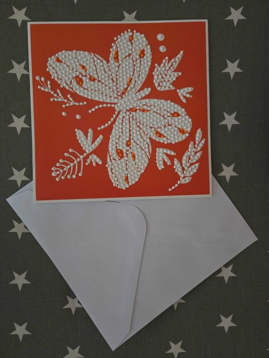 Kartki okolicznościowe, haft diamentowy.