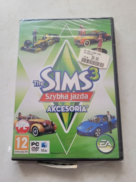 PC DVD The Sims 3 akcesoria szybką jazda