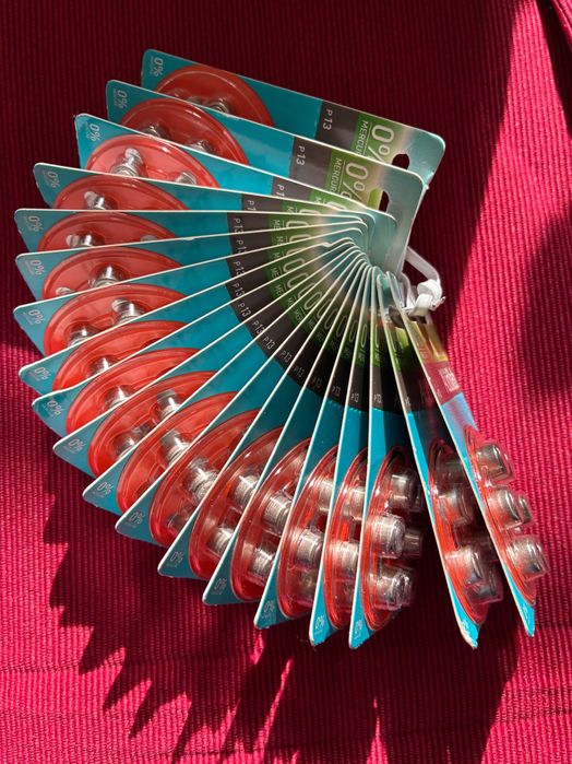 Lote pilhas aparelho auditivo P13 PR48