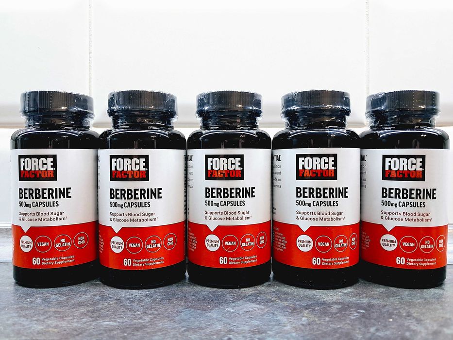 Force Factor, Berberine 500 мг (60 капс.), берберин