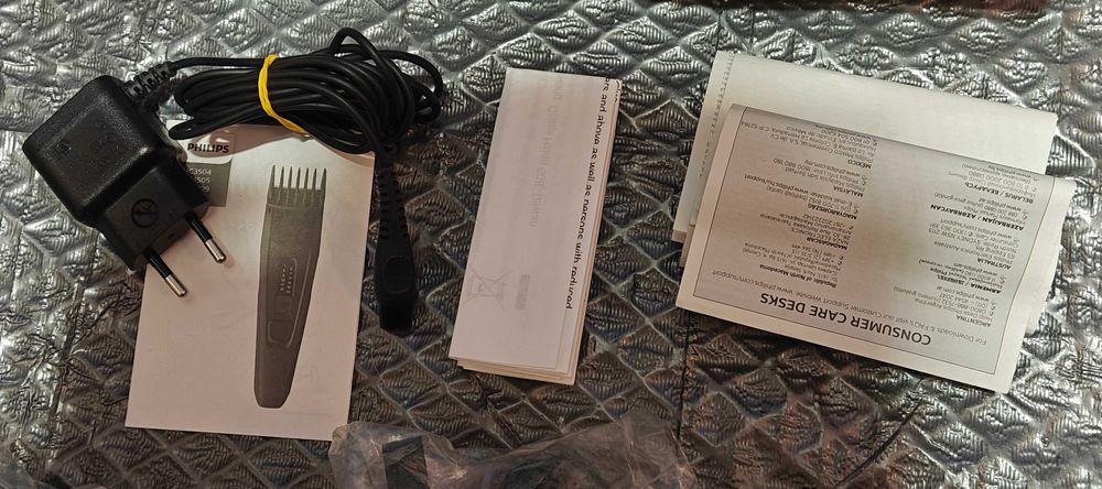 Maszynka Philips Series 3000 HC3510 | SPRAWNA | Baza + Zasilacz