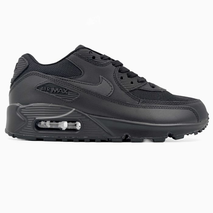 Чоловічі кросівки Nike Air Max 90 "Triple Black" Розміри 40-45