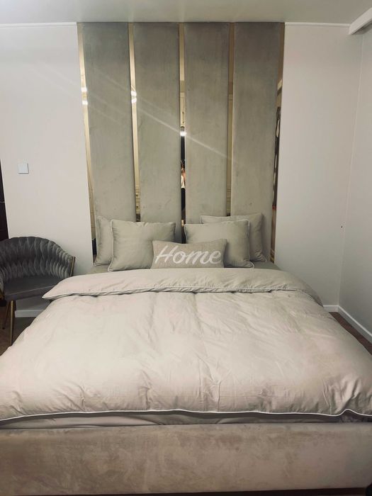 Panele tapicerowane na wymiar łózko box od producenta ozdobne listwy