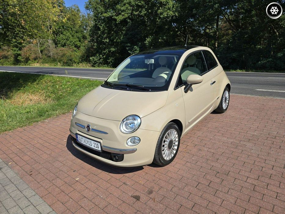 Fiat 500 Fiat 500 1,2 benzynka w pięknym kolorze 70 KM !!!