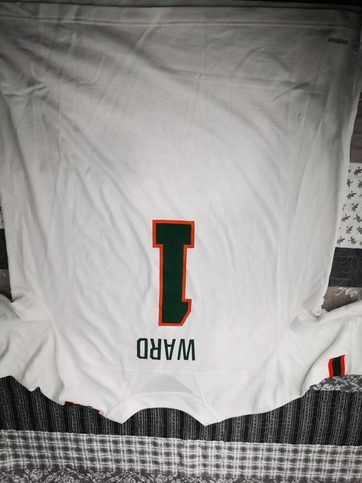 Koszulka NFL Adidas Miami Hurrricanes