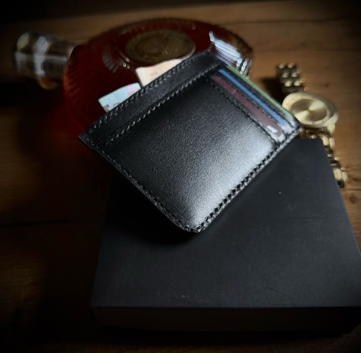 Картхолдер натуральна шкіра / гаманець шкіряний чоловічий/ подарунок