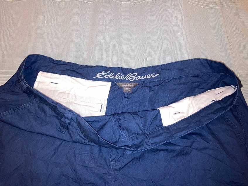 EDDIE BAUER - szorty granatowe - chino - rozm. 3XL (pas 112 cm)