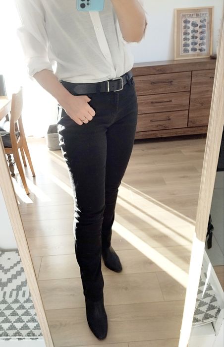 Czarne dżinsy Denim .co rozm M /38