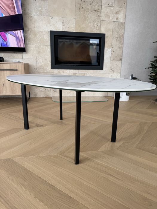 Stolik kawowy marmur spiek 115 x 70 cm