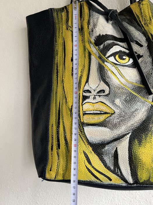 Shopperka malowana ręcznie