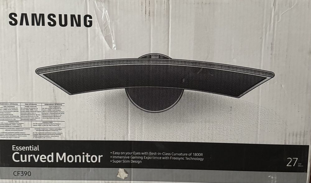 Монітор ігровий  27”  Samsung LC27F390FHIXC|