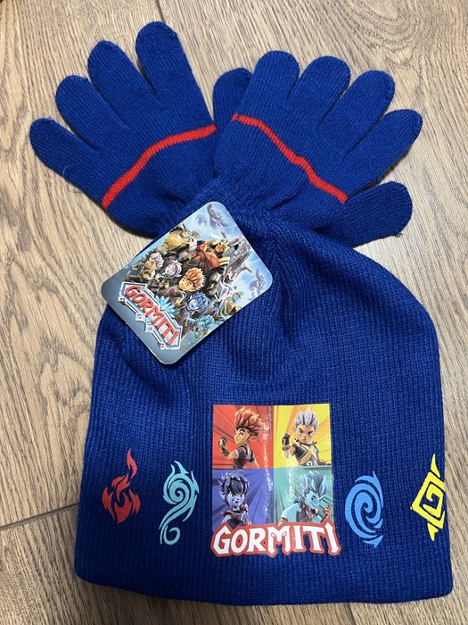 Набір для хлопчика шапка і перчатки