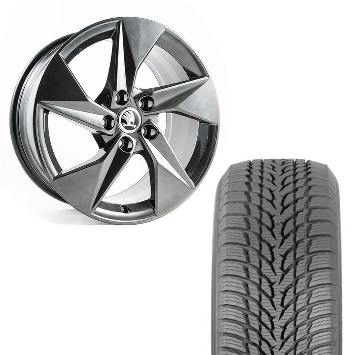 NOWE ORYGINALNE Felgi / Koła 17" - Skoda Octavia SuperB Karoq Kodiaq