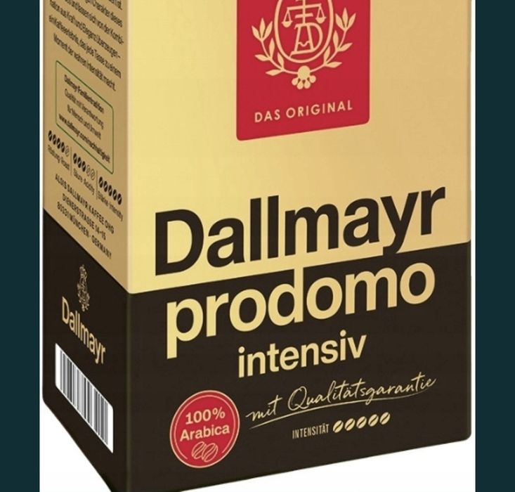 Dallmayr INTENSIV Prodomo Intensiv kawa mielona 500g z Niemiec