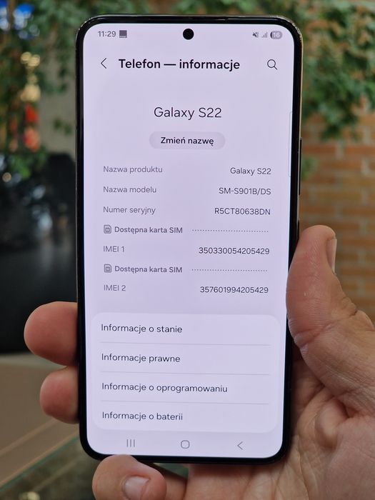 Samsung S22 8/128 GB w bardzo dobrym stanie