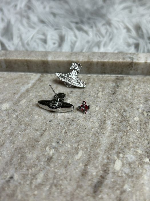 Vivienne Westwood Saturn Earrings сережки серьги гвоздики сережки