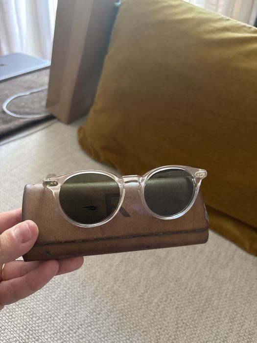 Óculos de Sol Fora Sunglasses - Goldlover branco/transparente