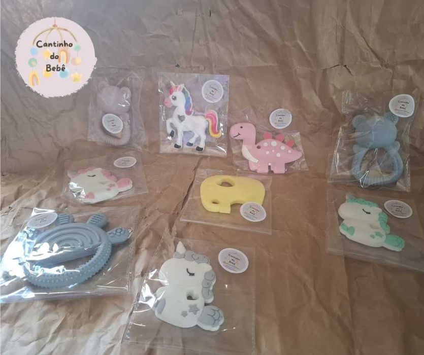 Acessórios em Silicone Personalizáveis para Bebés