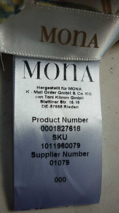 Mona- szal/chusta   z 30 % jedwabiu
