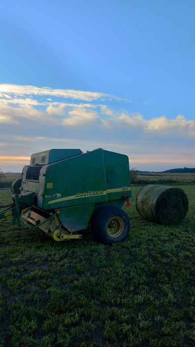 Prasa John deere 578, owijarka samozaładowcza